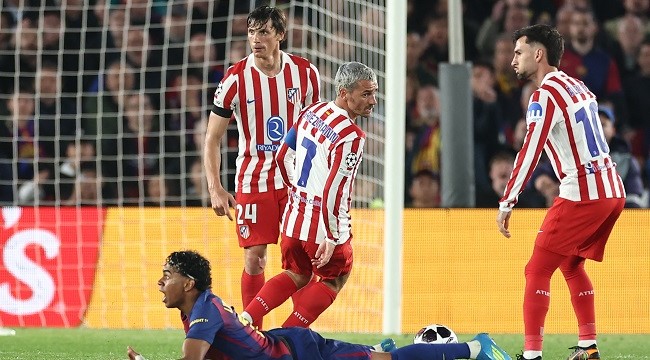 Atletico Punish 10-Man Barcelona, Take Control of Champions League Tie