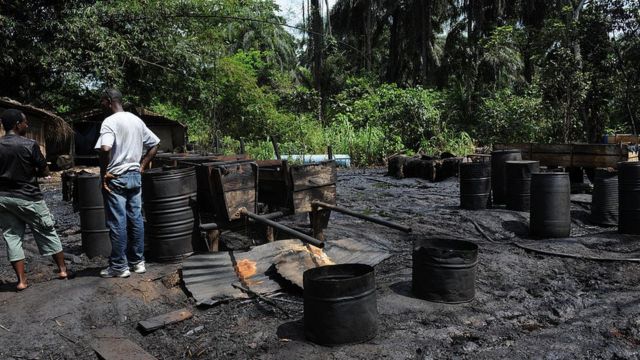 Navy Recovers 1,600 Litres of Illegally Refined Diesel in Rivers